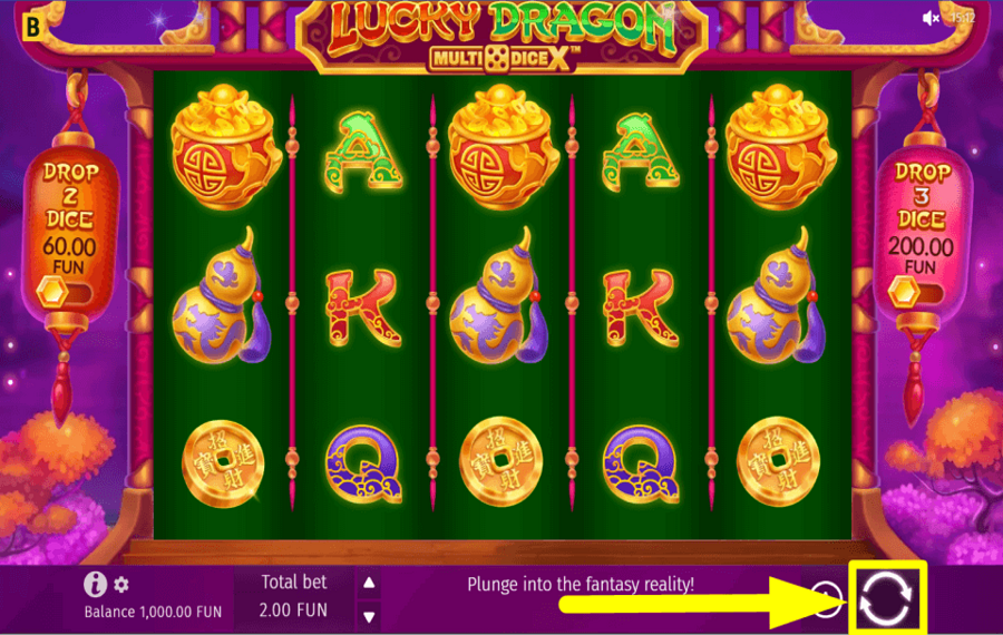 Lucky Dragon Multidice X GIRA PER VINCERE.