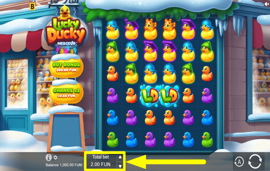 Lucky Ducky Xmas ДЕЛАЙТЕ СТАВКУ.