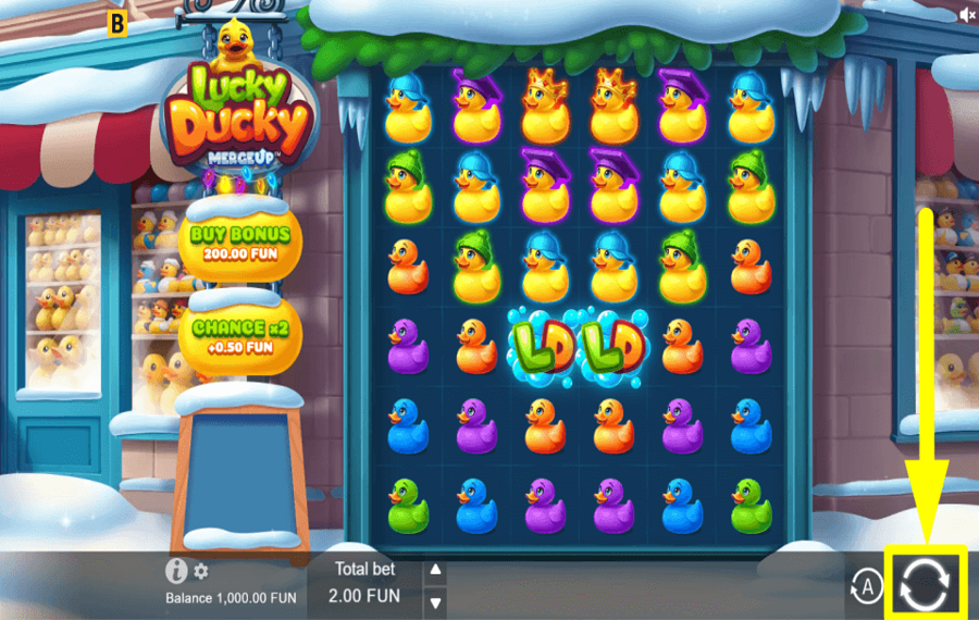 Lucky Ducky Xmas ИГРАЙТЕ В ИГРУ.