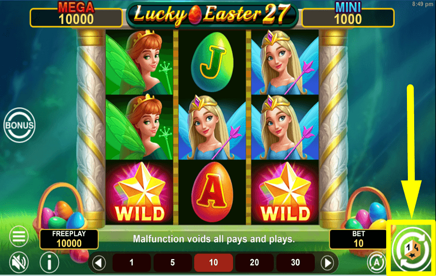 Lucky Easter 27 Hold and Win CHASE THE PRIZE.