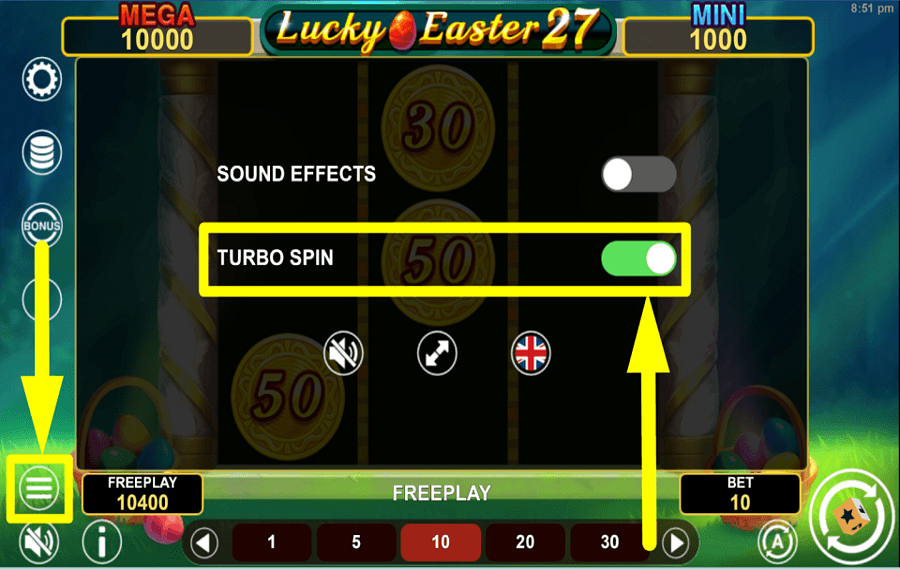 Lucky Easter 27 Hold and Win CHANGE THE PACE.