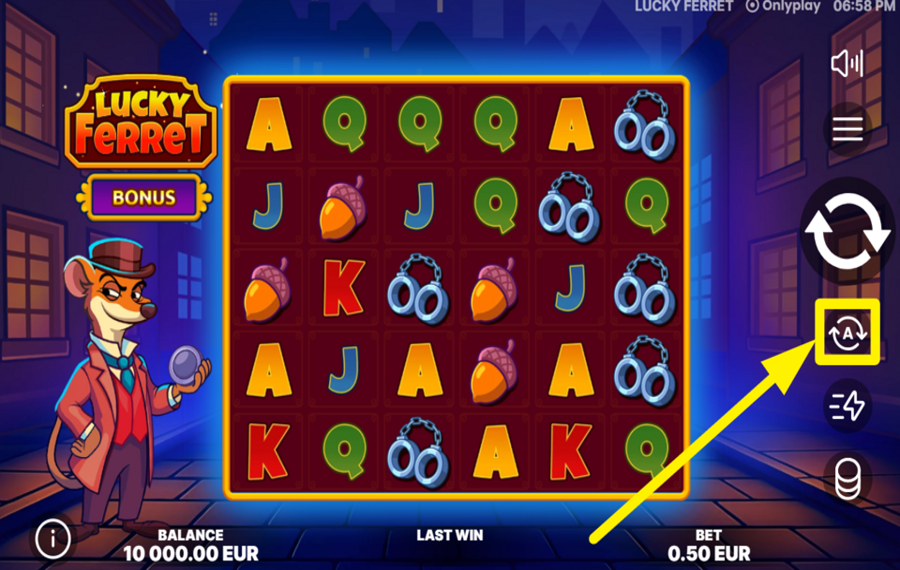 Lucky Ferret UTILISER LA LECTURE AUTOMATIQUE.