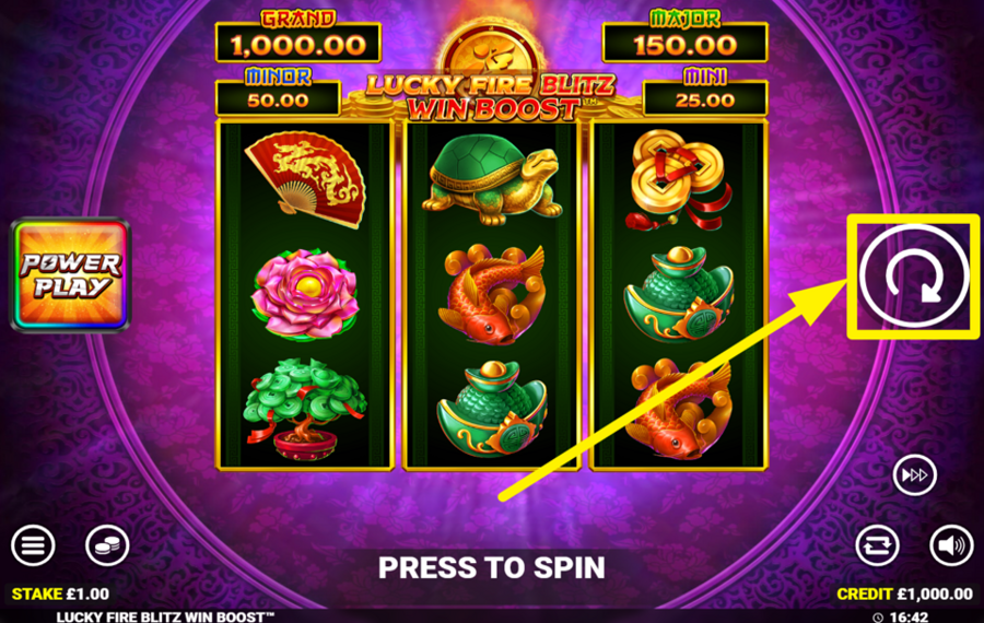 Lucky Fire Blitz Win Boost Крутись ради успеха!