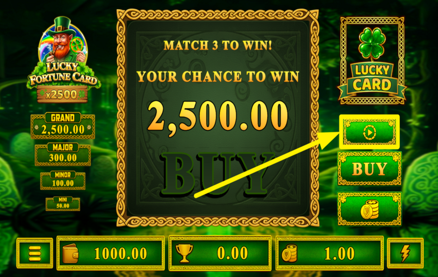 Lucky Fortune Card ВКЛЮЧИТЬ АВТОМАТИЧЕСКИЙ ВЫСТРЕЛ.