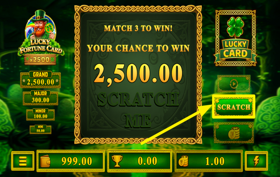 Lucky Fortune Card РАСКРЫТЬ СЕТКУ.