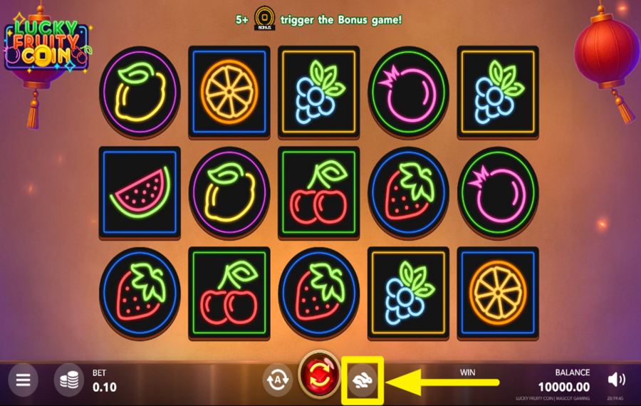 Lucky Fruity Coin RAMP UP THE SPEED.