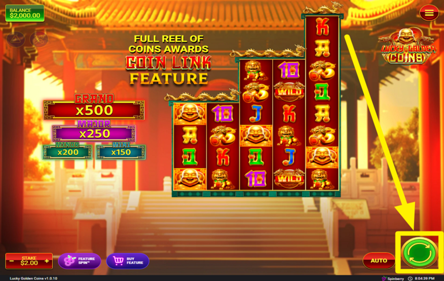 Lucky Golden Coins PARTICIPATE IN THE FUN!