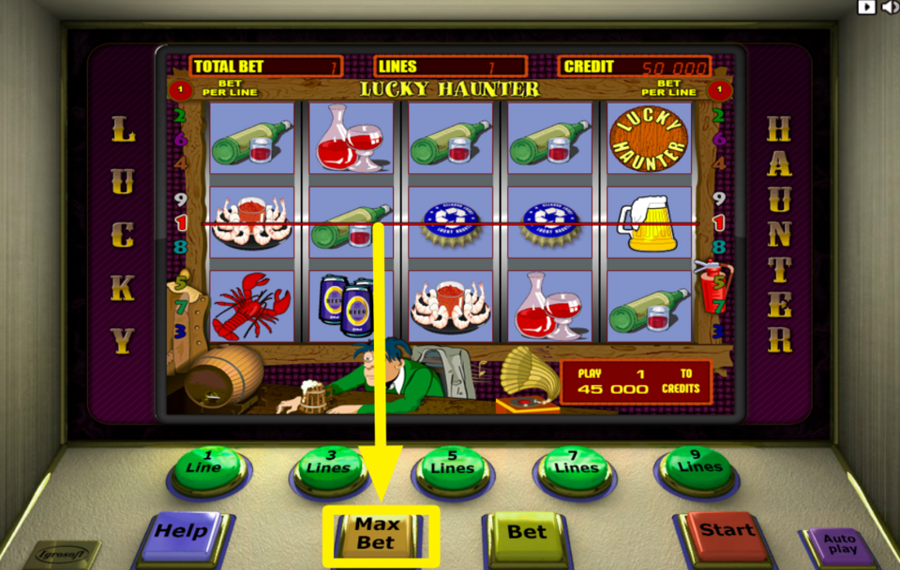 Lucky Haunter PASSEN SIE DEN EINSATZ AUF DAS MAXIMAL AN.