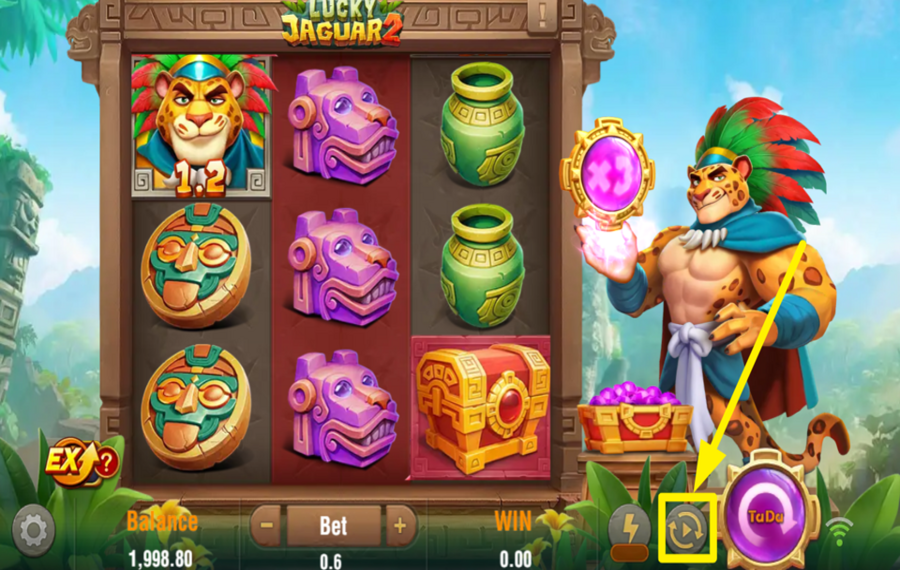 Lucky Jaguar 2 ВКЛЮЧИТЕ АВТОМАТИЧЕСКИЙ ВОСПРОИЗВЕДЕНИЕ.