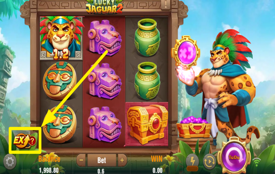 Lucky Jaguar 2 ВКЛЮЧИТЬ ДОПОЛНИТЕЛЬНУЮ СТАВКУ.