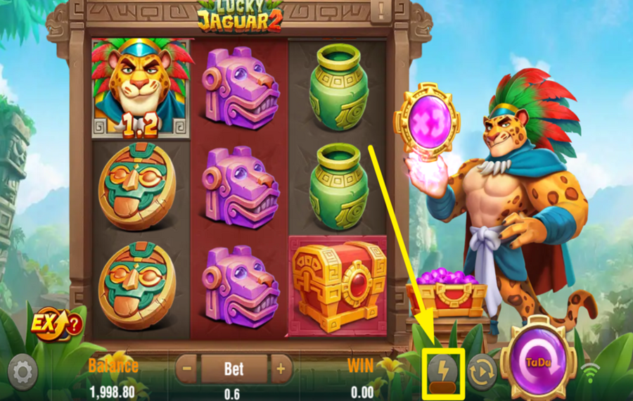 Lucky Jaguar 2 УСКОРЬТЕ ИГРОВОЙ ПРОЦЕСС.