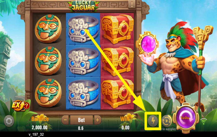 Lucky Jaguar УСКОРЬТЕ ИГРОВОЙ ПРОЦЕСС.