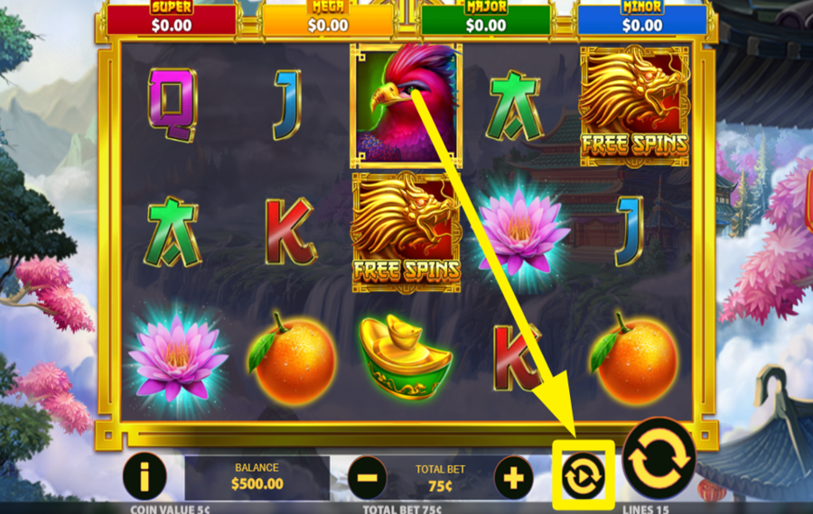 Lucky Koi Waters GIRA LOS CARRETES AUTOMÁTICAMENTE.