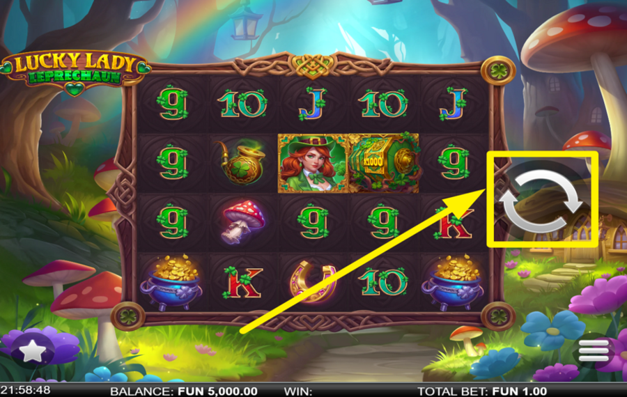 Lucky Lady Leprechaun TOURNEZ POUR RÉUSSIR !