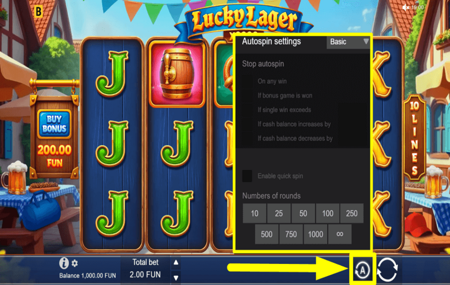 Lucky Lager x9990 PROCEDER AUTOMÁTICAMENTE.