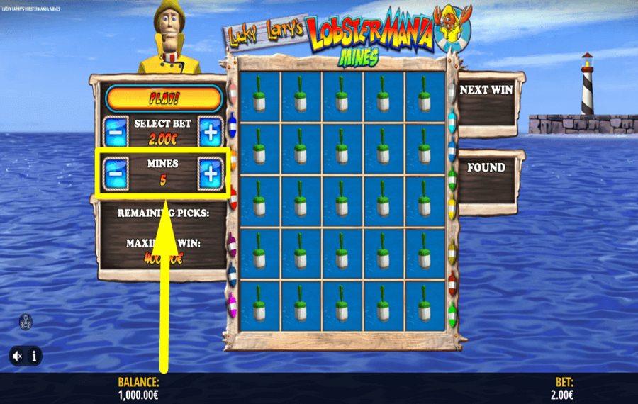 Lucky Larrys Lobstermania Mines TENDRE LE PIÈGE.