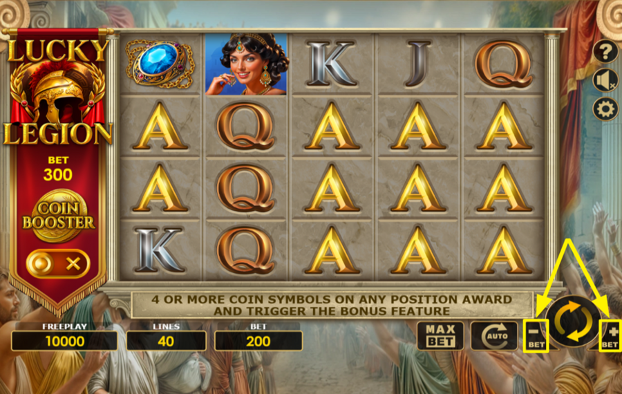 Lucky Legion DECIDE ON YOUR BET.