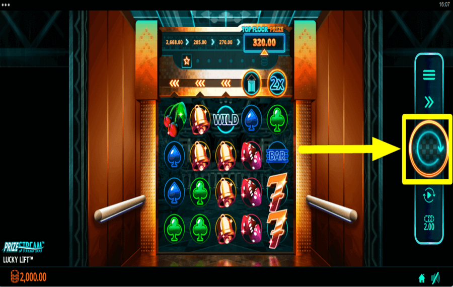 Lucky Lift MACHEN SIE EINE SPUR.