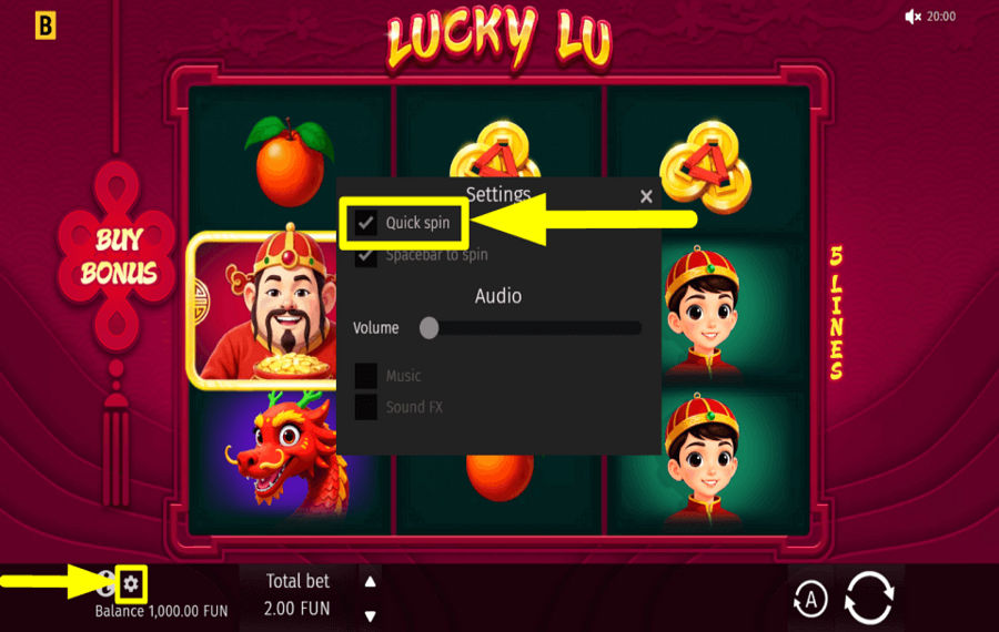 Lucky Lu КОНТРОЛЬ СКОРОСТИ ИГРЫ.