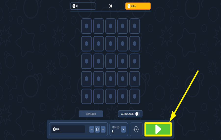 Lucky Mines PLAY THE GAME.