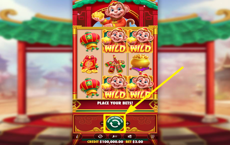Lucky Monkey SPIN TO WIN!