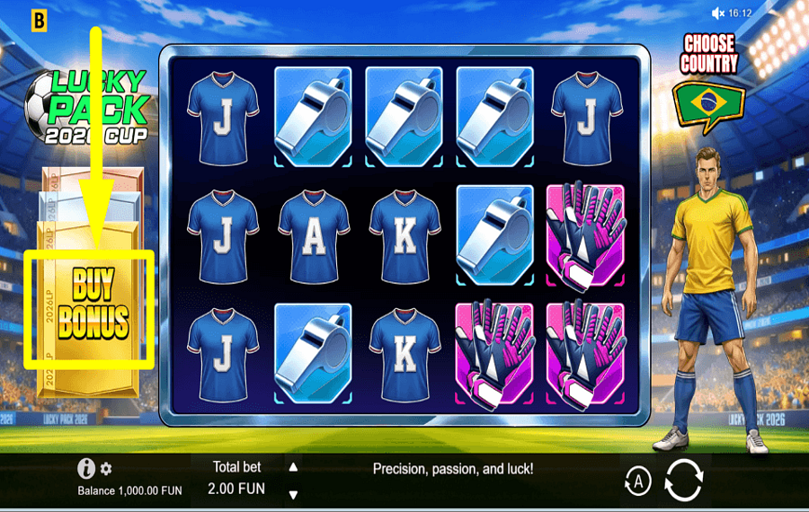 Lucky Pack 2026 Cup ADQUIERE BONOS.