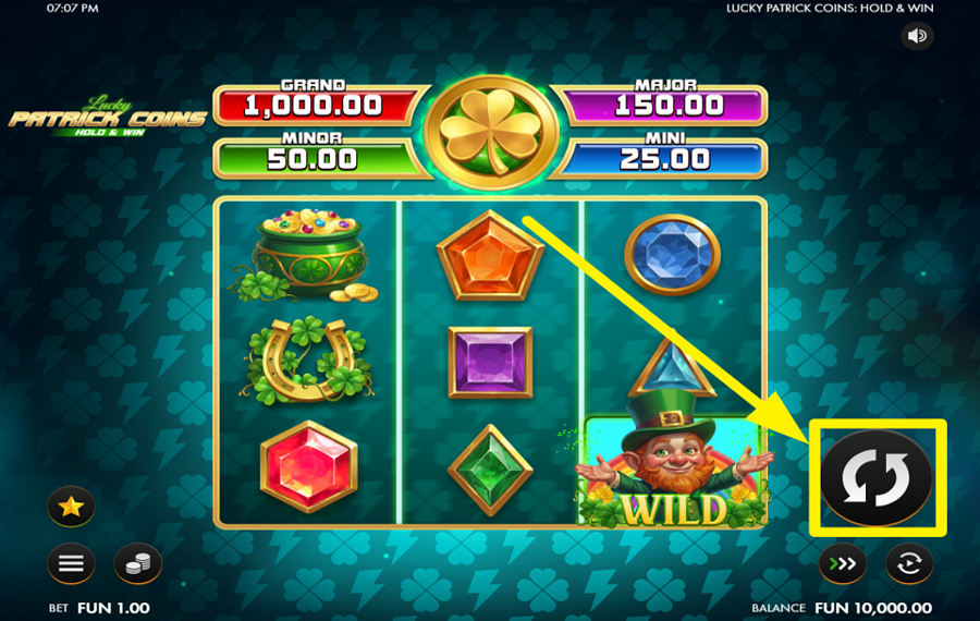Lucky Patrick Coins Hold and Win ÚNETE AL GIRO.
