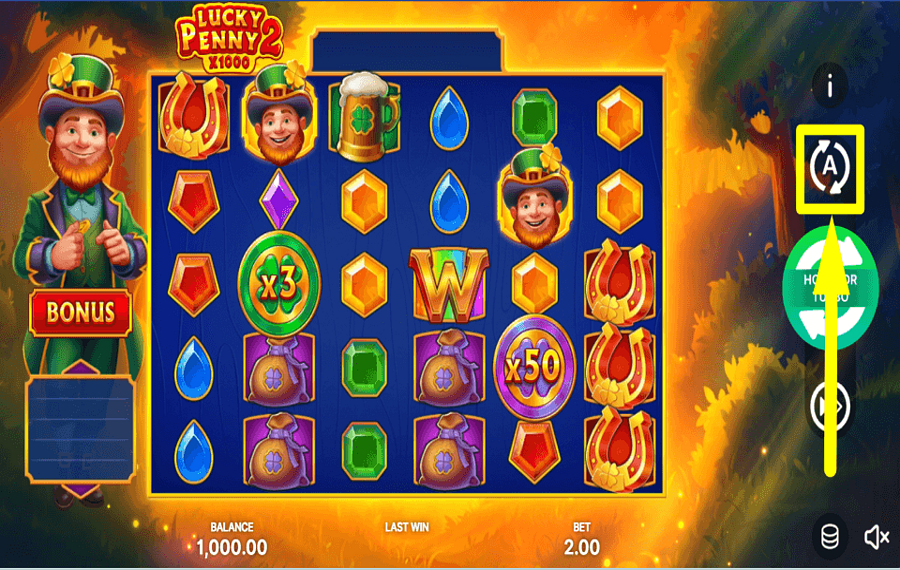 Lucky Penny 2 INICIAR REPRODUCCIÓN AUTOMÁTICA.