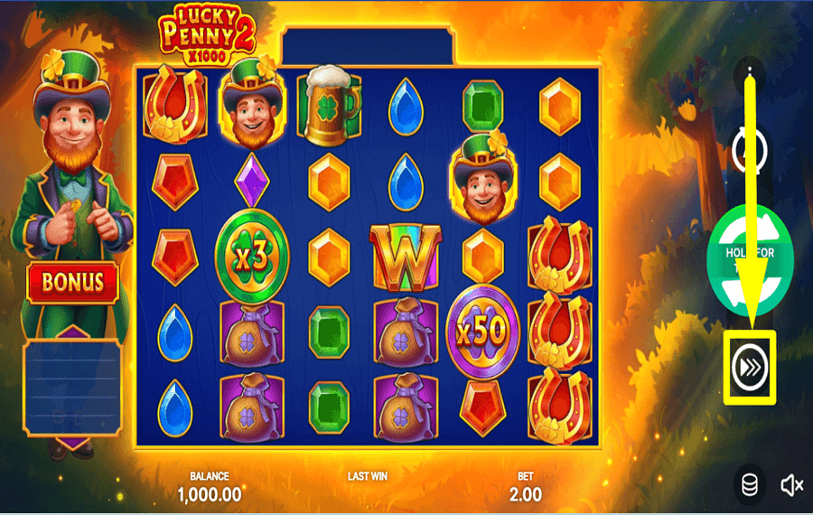 Lucky Penny 2 ACTIVAR EL MODO TURBO.