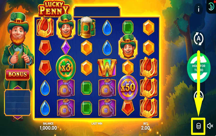 Lucky Penny УСТАНОВИТЕ СТАВКУ.