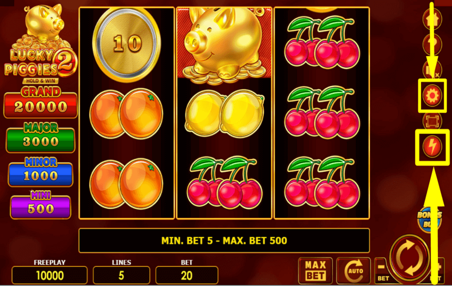 Lucky Piggies 2 Hold and Win ALLUMEZ LE TURBO.