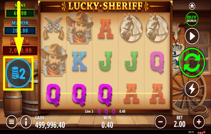 Lucky Sheriff Hold and Win ПРИГОТОВЬТЕСЬ К АЗАРТНОЙ ИГРЕ.