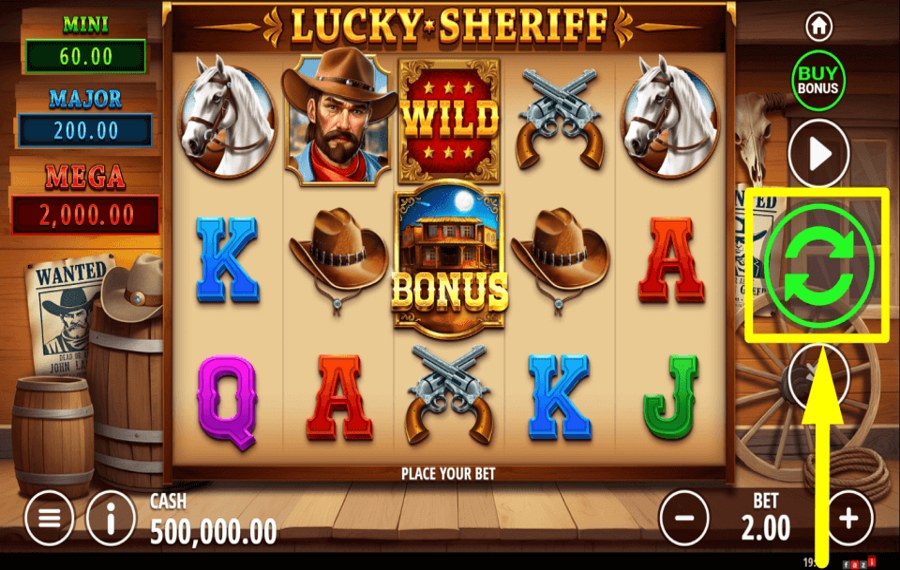 Lucky Sheriff Hold and Win ИГРАЙТЕ ЗА НАГРАДЫ.