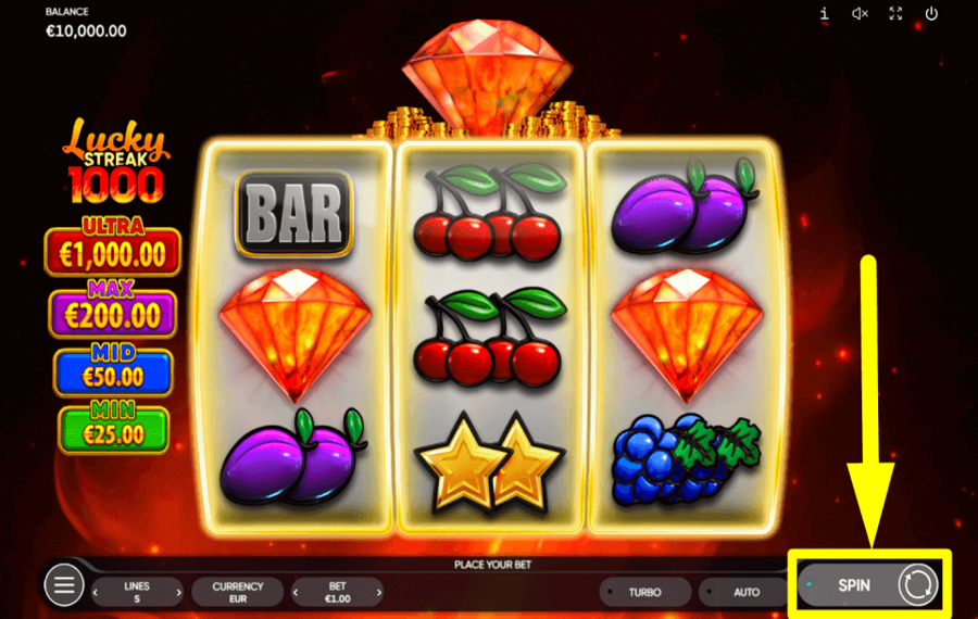 Lucky Streak 1000 JUEGA EL JUEGO.