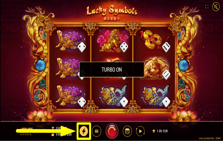 Lucky Symbols Dice УСКОРЬТЕ ИГРУ.