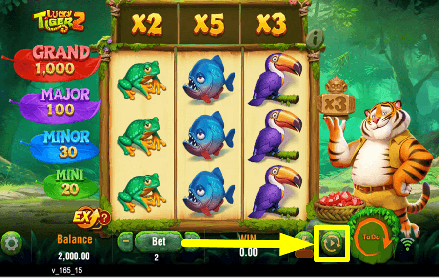 Lucky Tiger 2 CHOOSE AUTOPLAY.