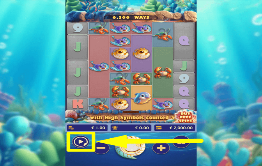 Lucky Twin Sea USE AUTOMATIC SPINS.