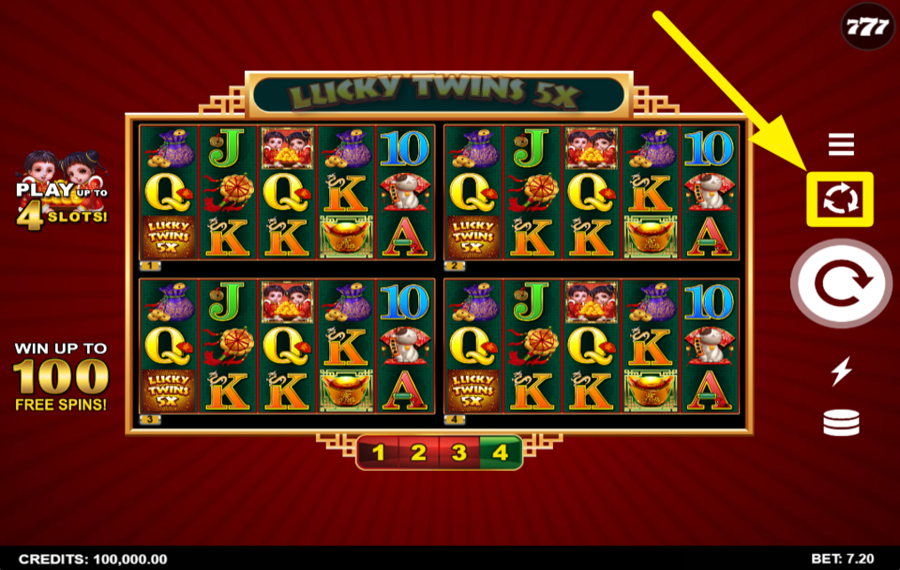 Lucky Twins 5X 4Tune Reels FAITES TOURNER LES ROULEAUX AUTOMATIQUEMENT.