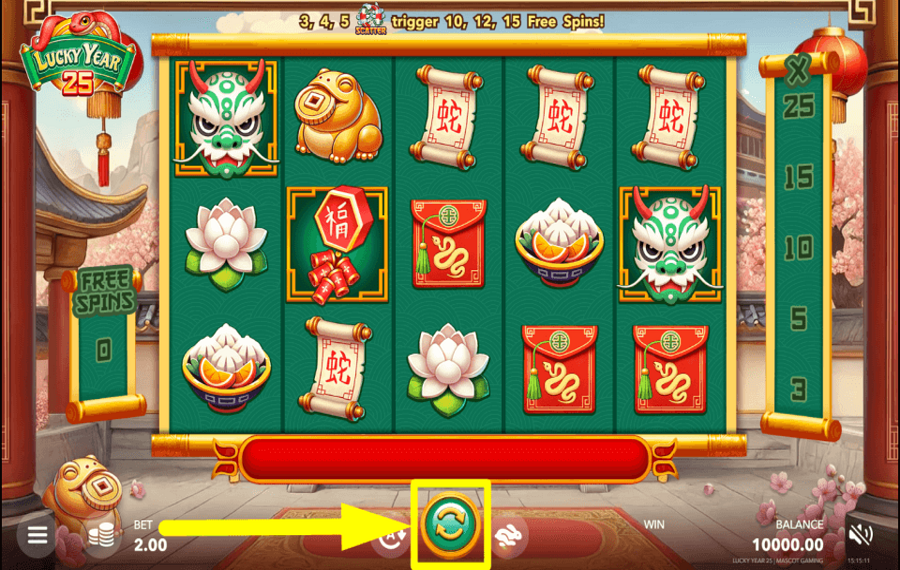 Lucky Year 25 CLAIM THE REWARDS.