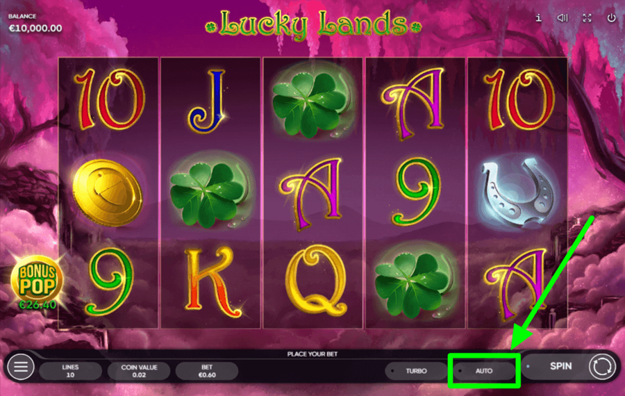 Lucky Lands Автовоспроизведение