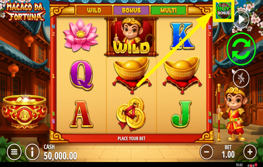 Macaco Da Fortuna GRAB A BONUS!