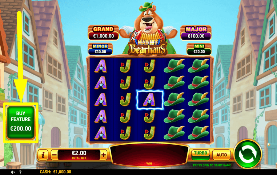 Mad Hit Bearhaus COMIENZAN LOS GIROS GRATIS.