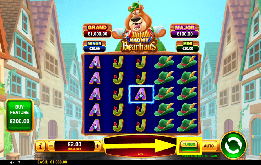 Mad Hit Bearhaus CONTROL DE VELOCIDAD DE GIRO.