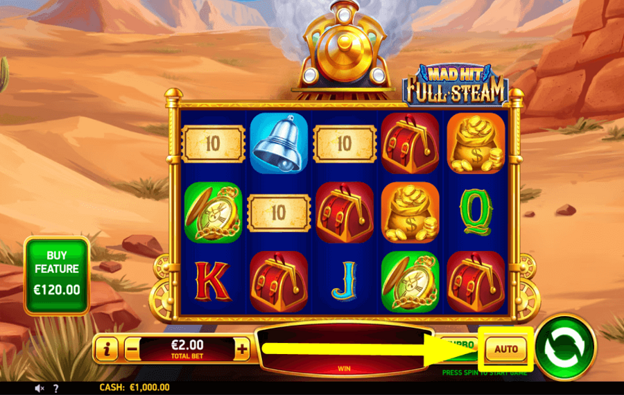 Mad Hit Full Steam GIRAR AUTOMÁTICAMENTE.