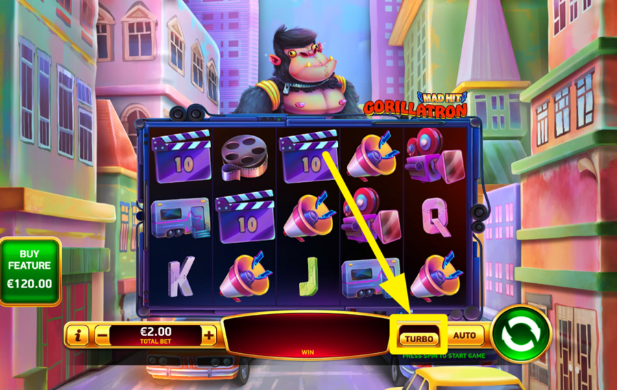 Mad Hit Gorillatron ИЗМЕНИТЕ СКОРОСТЬ.