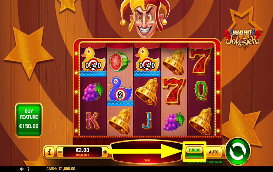 Mad Hit Jokester ÄNDERN SIE DIE GESCHWINDIGKEIT.