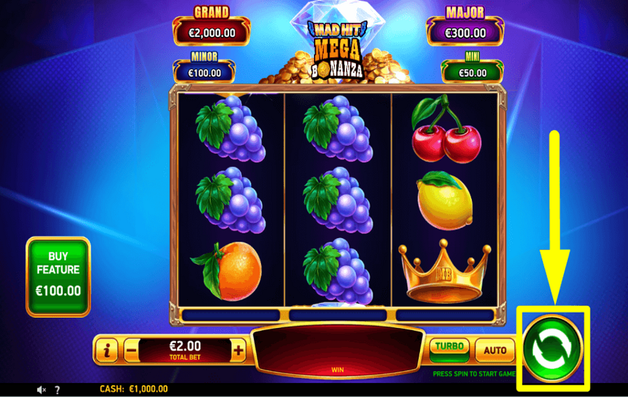 Mad Hit MegaBonanza PON A PRUEBA TU SUERTE.