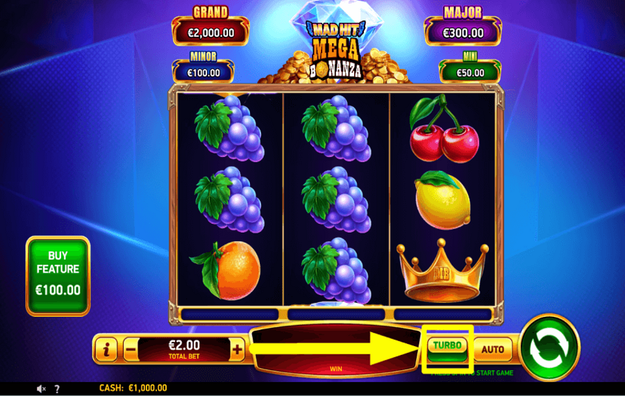 Mad Hit MegaBonanza CONTROLA EL RITMO.
