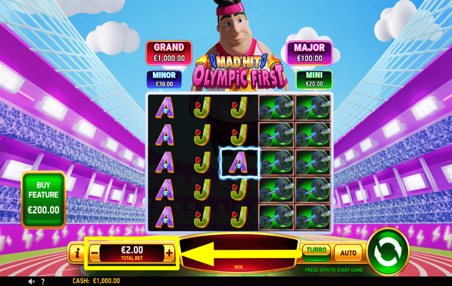 Mad Hit Olympic First ОПРЕДЕЛИТЕ СВОЮ СТАВКУ.