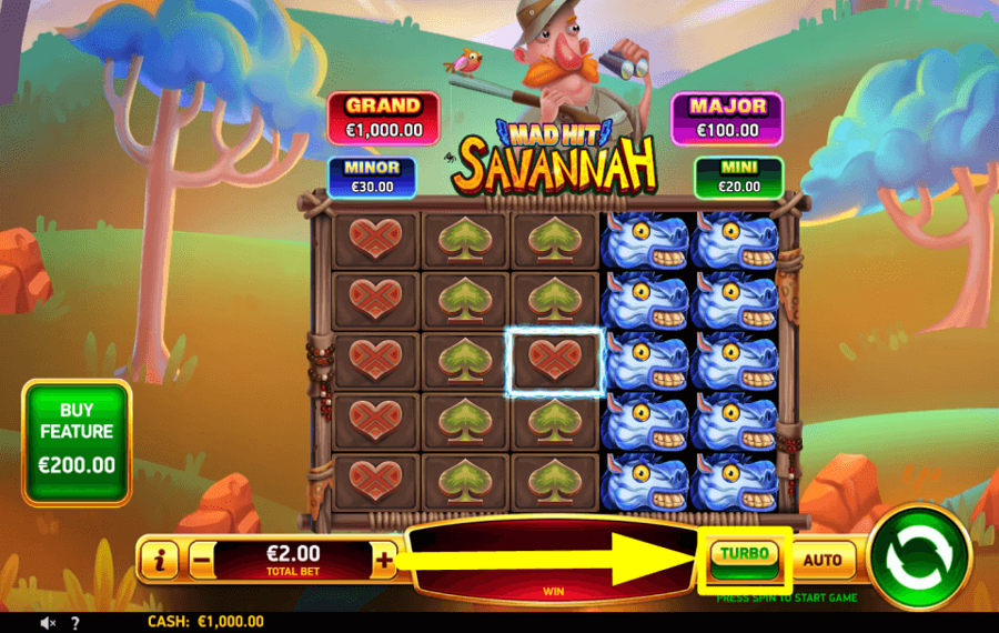 Mad Hit Savannah ACELERA EL JUEGO.